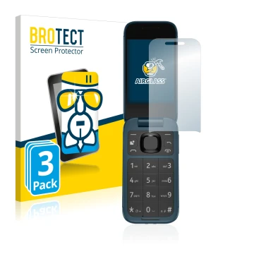 Parte frontale di una confezione del prodotto con il logo del marchio BROTECT. Accanto è raffigurato il dispositivo Nokia 2660