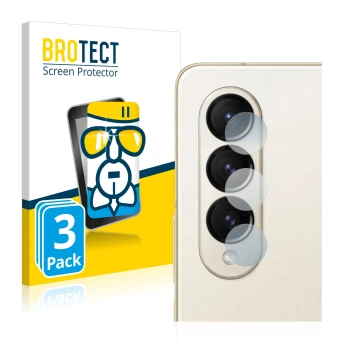 Parte frontale di una confezione del prodotto con il logo del marchio BROTECT. Accanto è raffigurato il dispositivo Samsung Ga