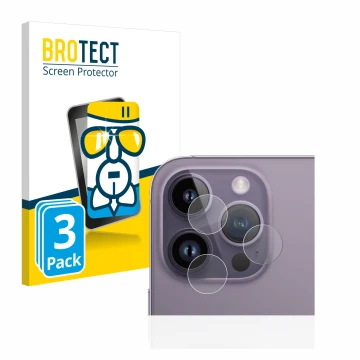 Parte frontale di una confezione del prodotto con il logo del marchio BROTECT. Accanto è raffigurato il dispositivo Apple iPho