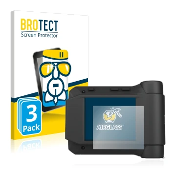 Parte frontale di una confezione del prodotto con il logo del marchio BROTECT. Accanto è raffigurato il dispositivo Swissphone