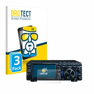 Parte frontale di una confezione del prodotto con il logo del marchio BROTECT. Accanto è raffigurato il dispositivo Yaesu FT-7