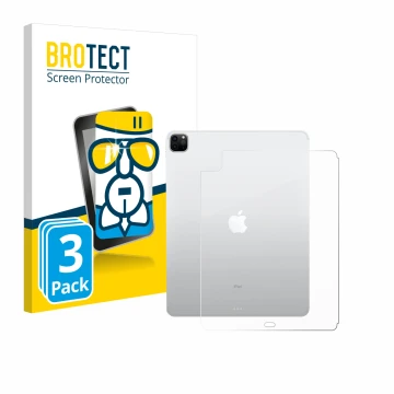 Parte frontale di una confezione del prodotto con il logo del marchio BROTECT. Accanto è raffigurato il dispositivo Apple iPad