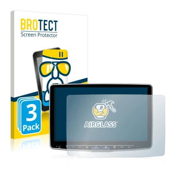 Parte frontale di una confezione del prodotto con il logo del marchio BROTECT. Accanto è raffigurato il dispositivo Alpine ILX