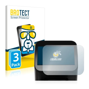 Parte frontale di una confezione del prodotto con il logo del marchio BROTECT. Accanto è raffigurato il dispositivo Shaper Ori