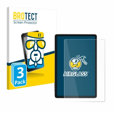 Parte frontale di una confezione del prodotto con il logo del marchio BROTECT. Accanto è raffigurato il dispositivo Blackview 