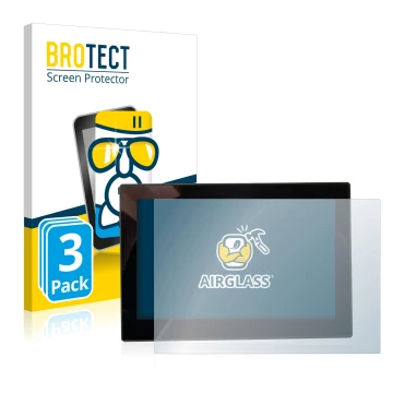 Parte frontale di una confezione del prodotto con il logo del marchio BROTECT. Accanto è raffigurato il dispositivo MG 4 7-Zol