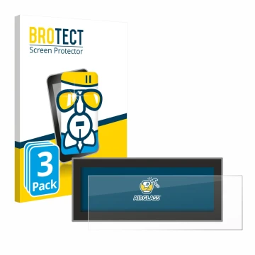 Parte frontale di una confezione del prodotto con il logo del marchio BROTECT. Accanto è raffigurato il dispositivo Opel Astra