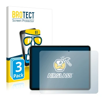 Parte frontale di una confezione del prodotto con il logo del marchio BROTECT. Accanto è raffigurato il dispositivo OnePlus Pa