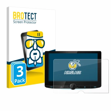 Parte frontale di una confezione del prodotto con il logo del marchio BROTECT. Accanto è raffigurato il dispositivo Kenwood DN