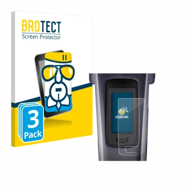 Parte frontale di una confezione del prodotto con il logo del marchio BROTECT. Accanto è raffigurato il dispositivo TQ HPR50 E