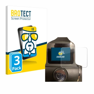 Parte frontale di una confezione del prodotto con il logo del marchio BROTECT. Accanto è raffigurato il dispositivo Motocaddy 