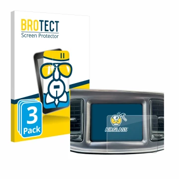 Parte frontale di una confezione del prodotto con il logo del marchio BROTECT. Accanto è raffigurato il dispositivo Dodge Chal