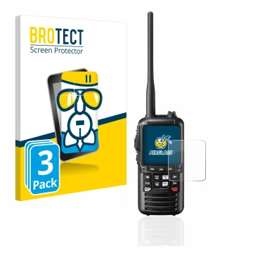 Parte frontale di una confezione del prodotto con il logo del marchio BROTECT. Accanto è raffigurato il dispositivo Standard H