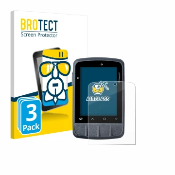 Parte frontale di una confezione del prodotto con il logo del marchio BROTECT. Accanto è raffigurato il dispositivo Giant Dash