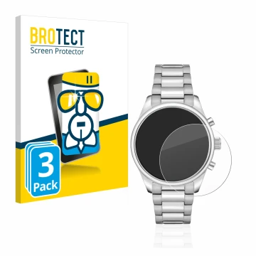 Parte frontale di una confezione del prodotto con il logo del marchio BROTECT. Accanto è raffigurato il dispositivo Hugo Boss 