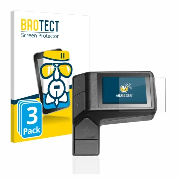 Parte frontale di una confezione del prodotto con il logo del marchio BROTECT. Accanto è raffigurato il dispositivo Giant Ride