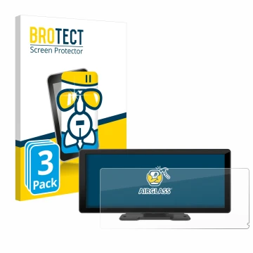 Parte frontale di una confezione del prodotto con il logo del marchio BROTECT. Accanto è raffigurato il dispositivo Carpuride 