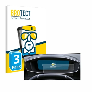 Parte frontale di una confezione del prodotto con il logo del marchio BROTECT. Accanto è raffigurato il dispositivo Peugeot 20