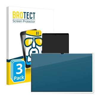 Parte frontale di una confezione del prodotto con il logo del marchio BROTECT. Accanto è raffigurato il dispositivo Samsung Ga