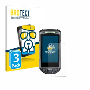Parte frontale di una confezione del prodotto con il logo del marchio BROTECT. Accanto è raffigurato il dispositivo Keyence BT