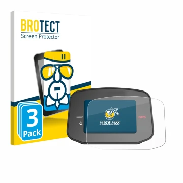 Parte frontale di una confezione del prodotto con il logo del marchio BROTECT. Accanto è raffigurato il dispositivo PowaKaddy 