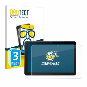 Parte frontale di una confezione del prodotto con il logo del marchio BROTECT. Accanto è raffigurato il dispositivo Acer Iconi