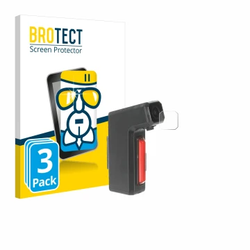 Parte frontale di una confezione del prodotto con il logo del marchio BROTECT. Accanto è raffigurato il dispositivo Tooo Cycli