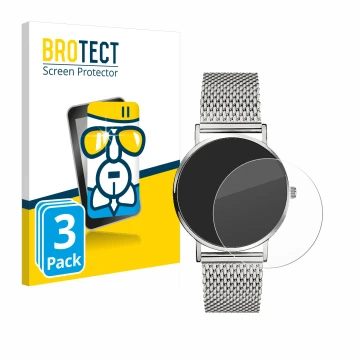 Parte frontale di una confezione del prodotto con il logo del marchio BROTECT. Accanto è raffigurato il dispositivo Liebeskind