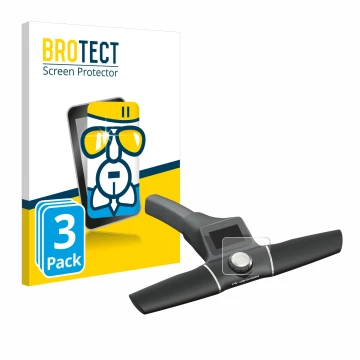 Parte frontale di una confezione del prodotto con il logo del marchio BROTECT. Accanto è raffigurato il dispositivo Motocaddy 