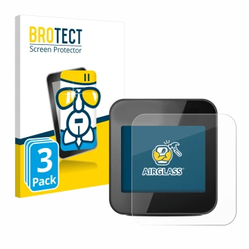 Parte frontale di una confezione del prodotto con il logo del marchio BROTECT. Accanto è raffigurato il dispositivo Cycplus GP