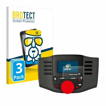 Parte frontale di una confezione del prodotto con il logo del marchio BROTECT. Accanto è raffigurato il dispositivo Märklin Mo