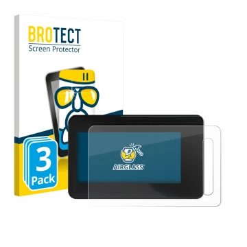 Parte frontale di una confezione del prodotto con il logo del marchio BROTECT. Accanto è raffigurato il dispositivo Shimano St