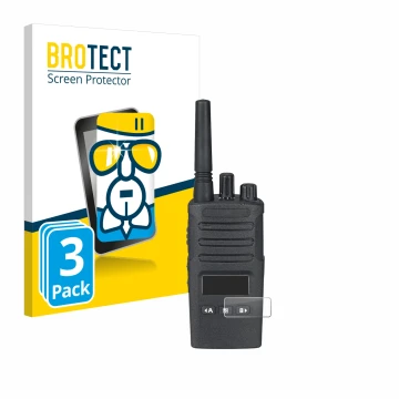 Parte frontale di una confezione del prodotto con il logo del marchio BROTECT. Accanto è raffigurato il dispositivo Motorola X