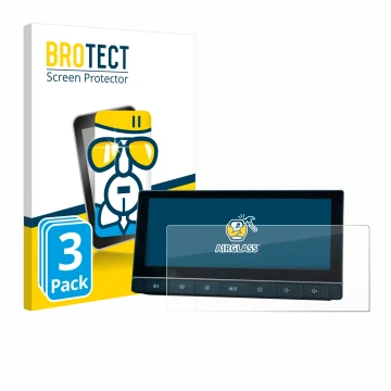 Parte frontale di una confezione del prodotto con il logo del marchio BROTECT. Accanto è raffigurato il dispositivo MG 5 IPS-H