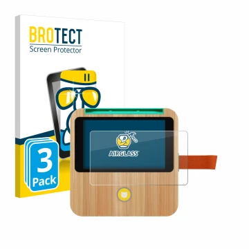 Parte frontale di una confezione del prodotto con il logo del marchio BROTECT. Accanto è raffigurato il dispositivo tigerbox T