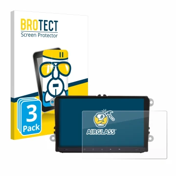 Parte frontale di una confezione del prodotto con il logo del marchio BROTECT. Accanto è raffigurato il dispositivo JF-Sound J
