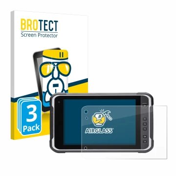 Parte frontale di una confezione del prodotto con il logo del marchio BROTECT. Accanto è raffigurato il dispositivo Handheld A