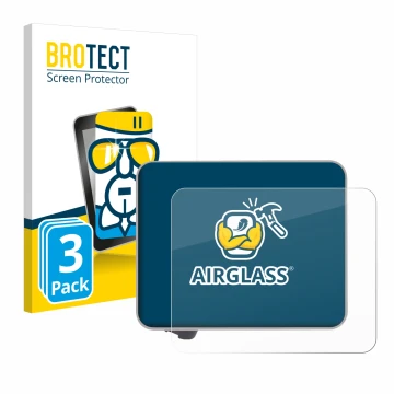 Parte frontale di una confezione del prodotto con il logo del marchio BROTECT. Accanto è raffigurato il dispositivo Bambu Lab 