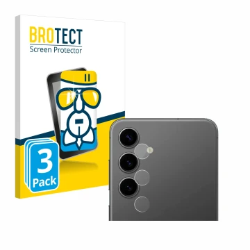 Parte frontale di una confezione del prodotto con il logo del marchio BROTECT. Accanto è raffigurato il dispositivo Samsung Ga