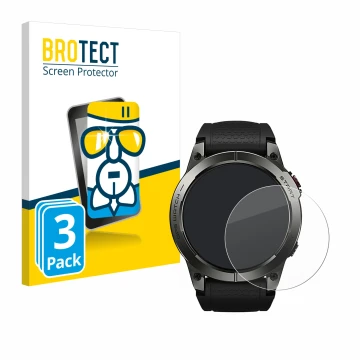 Parte frontale di una confezione del prodotto con il logo del marchio BROTECT. Accanto è raffigurato il dispositivo Zeblaze St