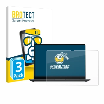 Parte frontale di una confezione del prodotto con il logo del marchio BROTECT. Accanto è raffigurato il dispositivo Samsung Ga