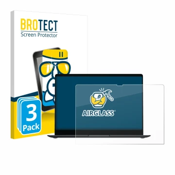 Parte frontale di una confezione del prodotto con il logo del marchio BROTECT. Accanto è raffigurato il dispositivo Samsung Ga