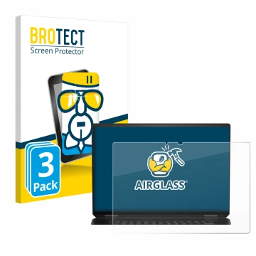 Parte frontale di una confezione del prodotto con il logo del marchio BROTECT. Accanto è raffigurato il dispositivo HP Spectre