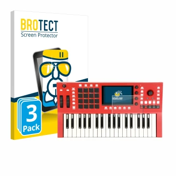Parte frontale di una confezione del prodotto con il logo del marchio BROTECT. Accanto è raffigurato il dispositivo Akai Profe