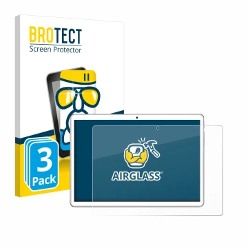 Parte frontale di una confezione del prodotto con il logo del marchio BROTECT. Accanto è raffigurato il dispositivo niuniutab 