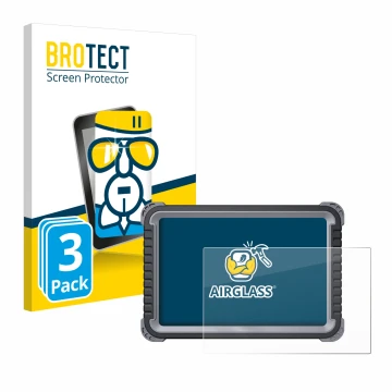 Parte frontale di una confezione del prodotto con il logo del marchio BROTECT. Accanto è raffigurato il dispositivo Topdon Pho
