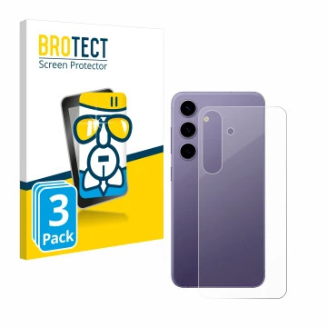 Parte frontale di una confezione del prodotto con il logo del marchio BROTECT. Accanto è raffigurato il dispositivo Samsung Ga
