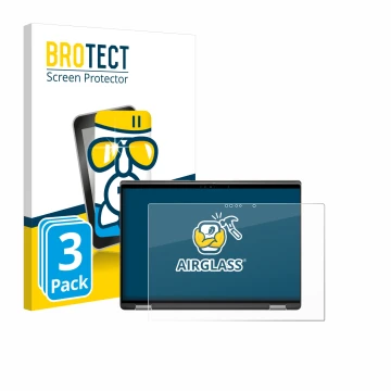 Parte frontale di una confezione del prodotto con il logo del marchio BROTECT. Accanto è raffigurato il dispositivo Dell Latit