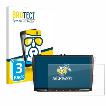Parte frontale di una confezione del prodotto con il logo del marchio BROTECT. Accanto è raffigurato il dispositivo Erisin ES8