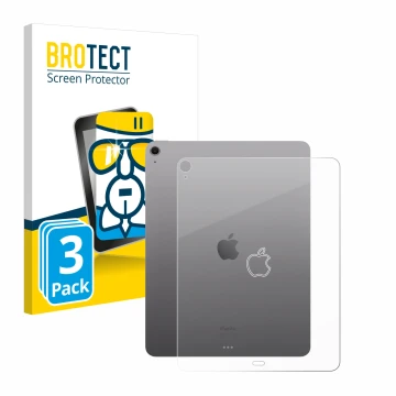 Parte frontale di una confezione del prodotto con il logo del marchio BROTECT. Accanto è raffigurato il dispositivo Apple iPad